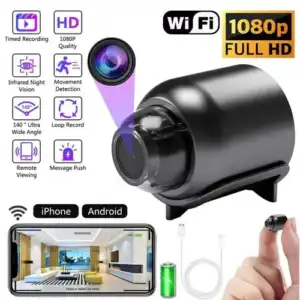 🔥 Mini Full HD 4K Security Camera Ultra small and understated, you will be able to view everything in real-time with clear and high-resolution images. 365 sales